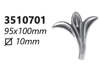 მოაჯირის და კარის აქსესუარი;3510701  9,5სმx10სმ