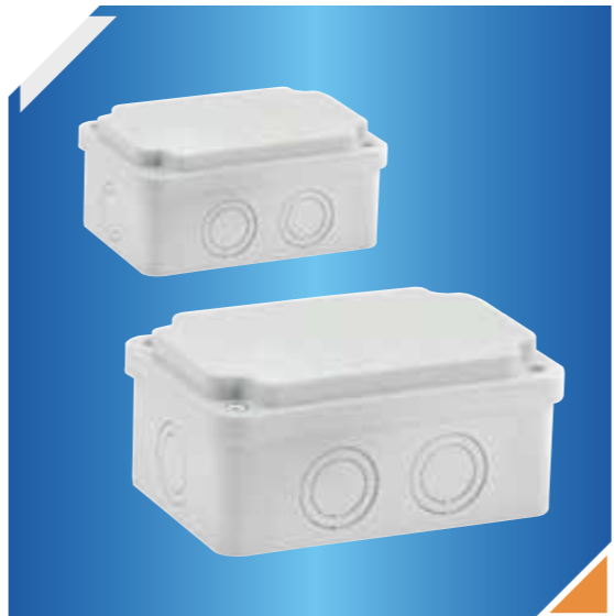გამანაწილებელი კოლოფი 70x70x40/DE-PA 70x70x40 Square Antigron Junction Box opaque Cover