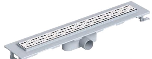 აბაზანის საკანალიზაციო არხი (გვერდითი SEVİYELİ) 50  33 CM / STANDART SERİ LİNE ALÇAK SEVİYELİ Y.Ç. 50  33 CM