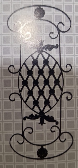 KF -6206 ჭედური კონსტრუქცია   40სმX100სმ