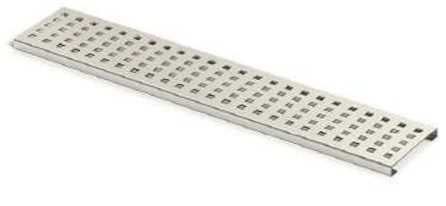 ბადე / გისოსი/STAINLESS GRILL  - 100x500 mm ( SQUARE )