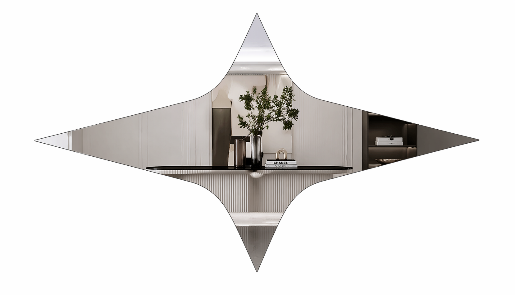 დეკორატიული შუშის ფიგურა; HH-01;12სმx24სმ (8-133)