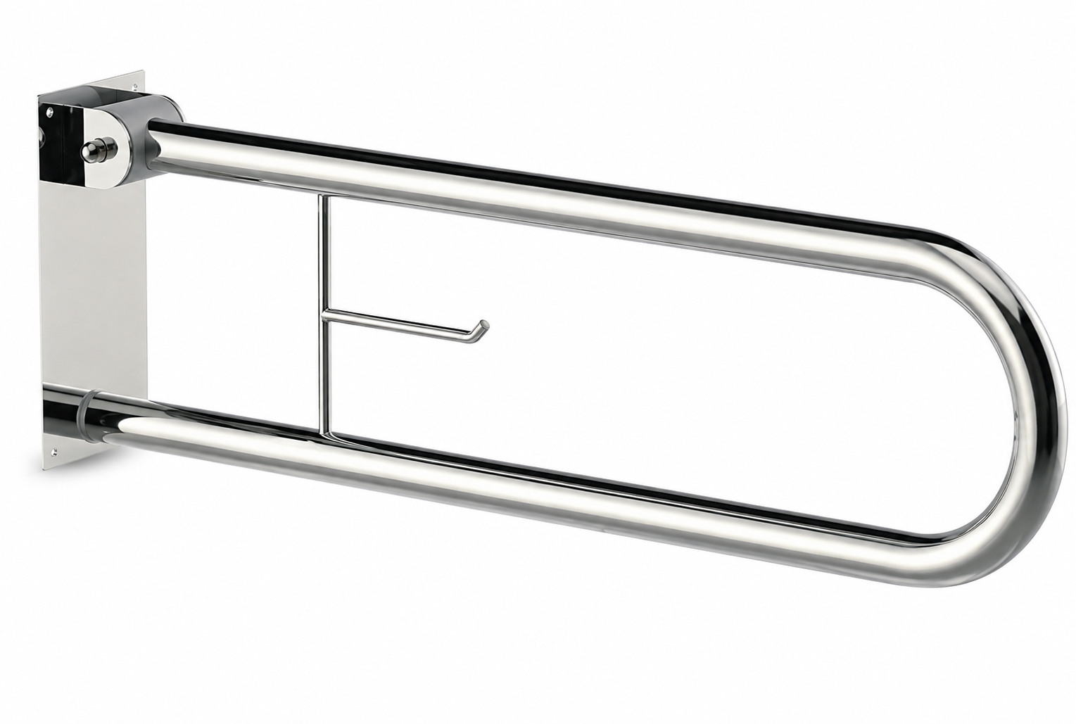 მოძრავი მოაჯირი/GRAB BAR WITH PAPER HOLDER 73x23x11 cm