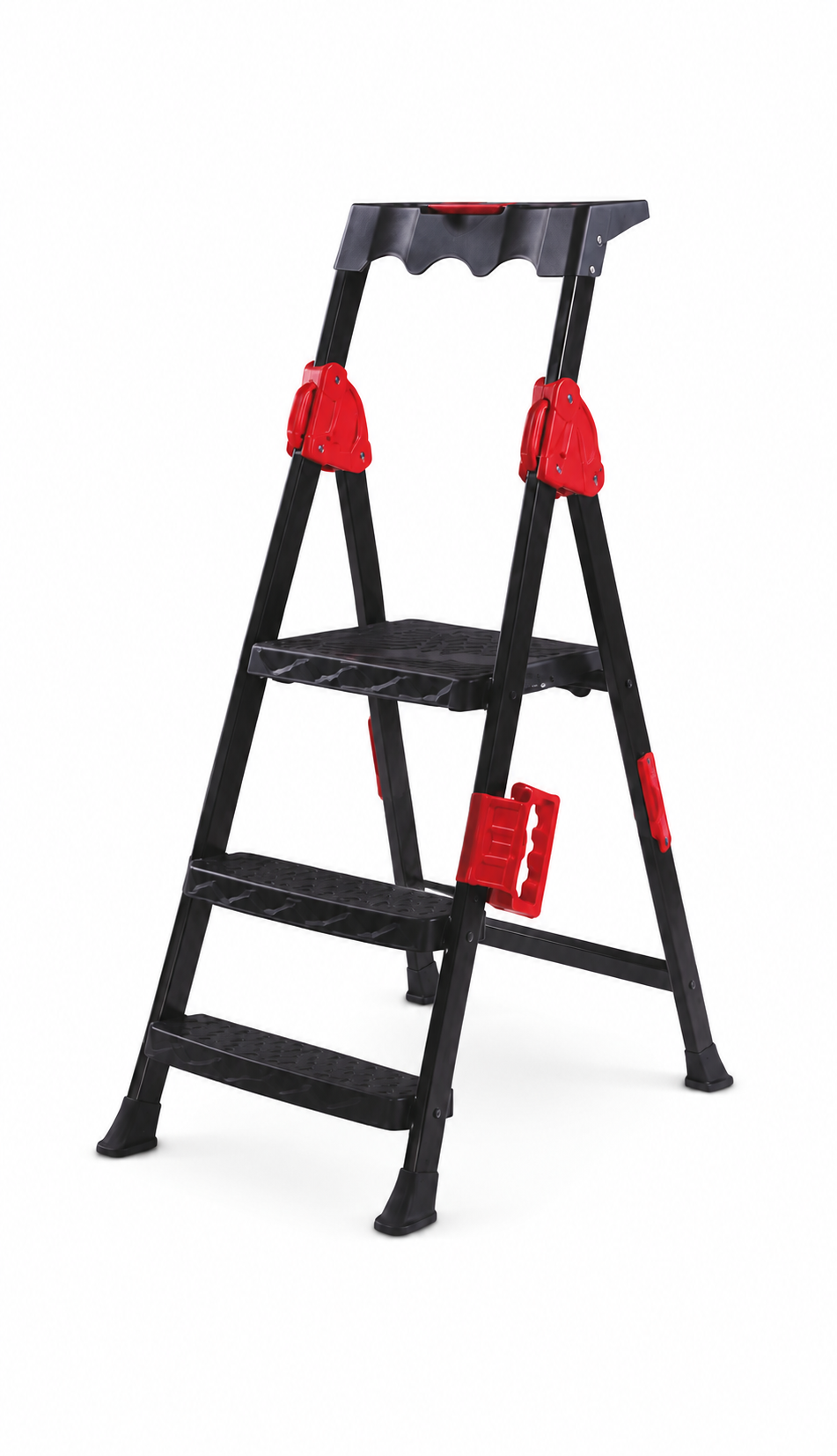 კიბე mensa plus 2+1/MENSA PLUS 2+1 METAL STEP LADDER