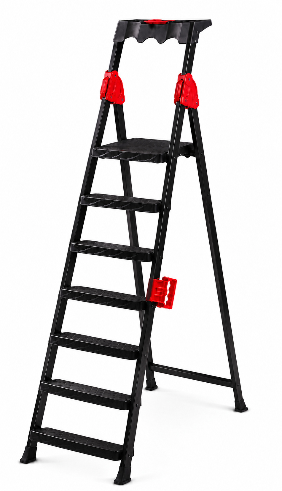 კიბე mensa plus 6+1/MENSA PLUS 6+1 METAL STEP LADDER