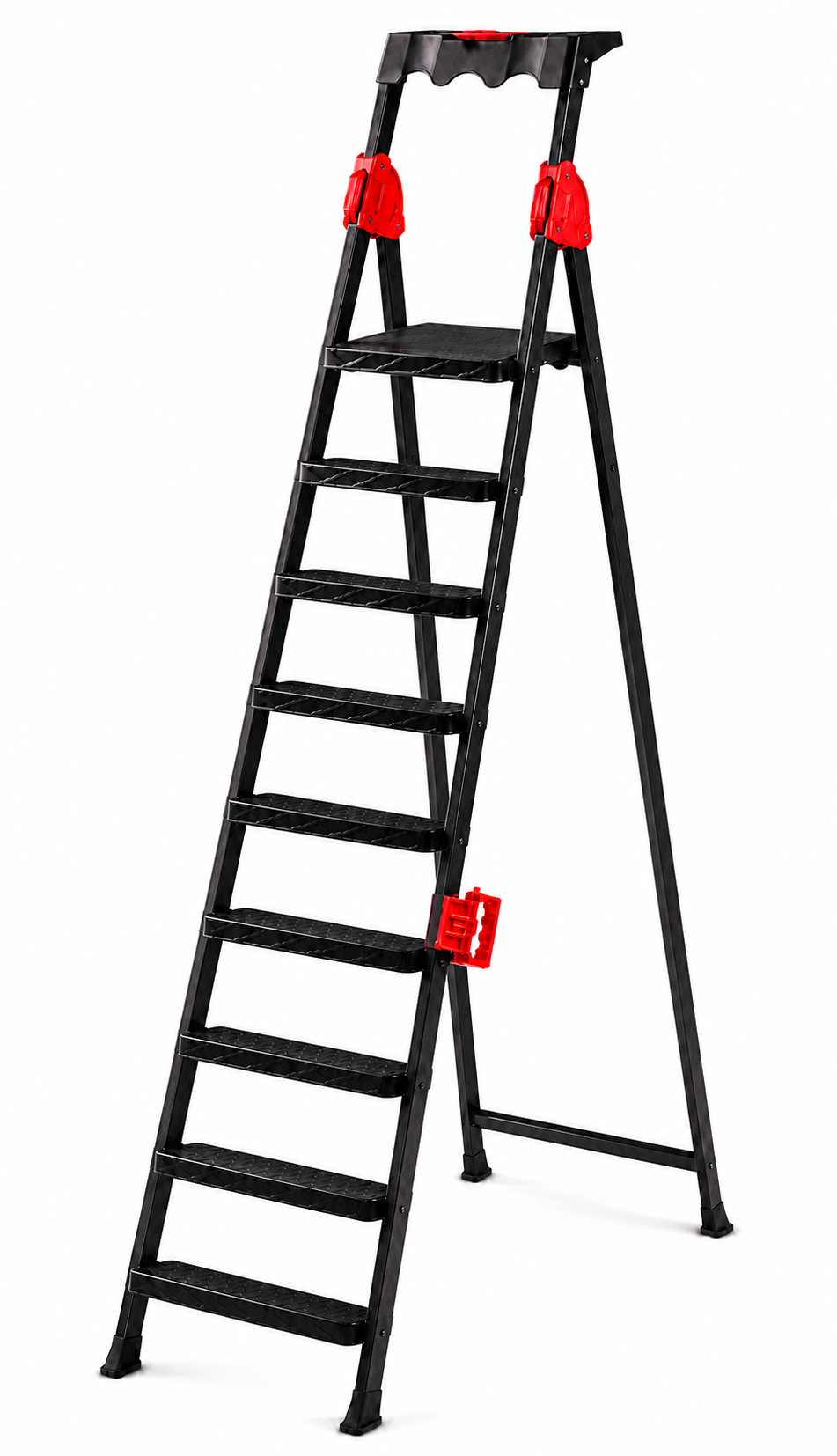 კიბე mensa plus 8+1/MENSA PLUS 8+1 METAL STEP LADDER