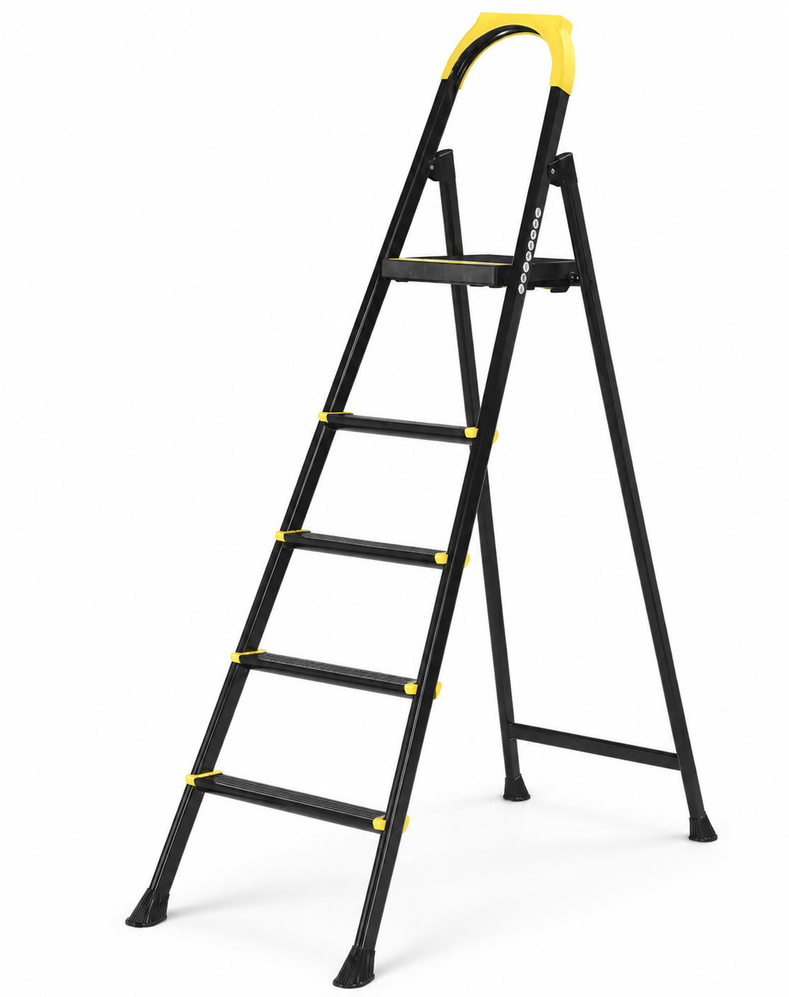 მეტალის კიბე 4+1/ LEO 4+1 METAL STEP LADDER