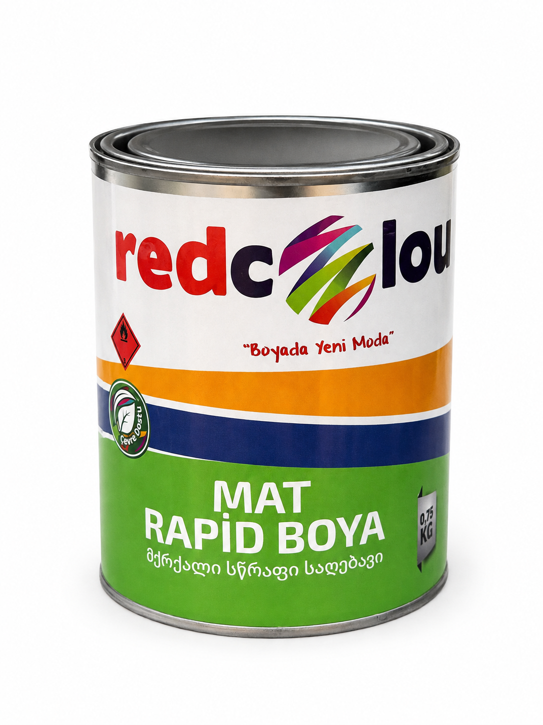 მატოვი საღებავი შავი( 0,75კგ)/PARLAK RAPID BOYA EXPORT-MAT 1.GRUP(0.75KG) SIYAH MAT
