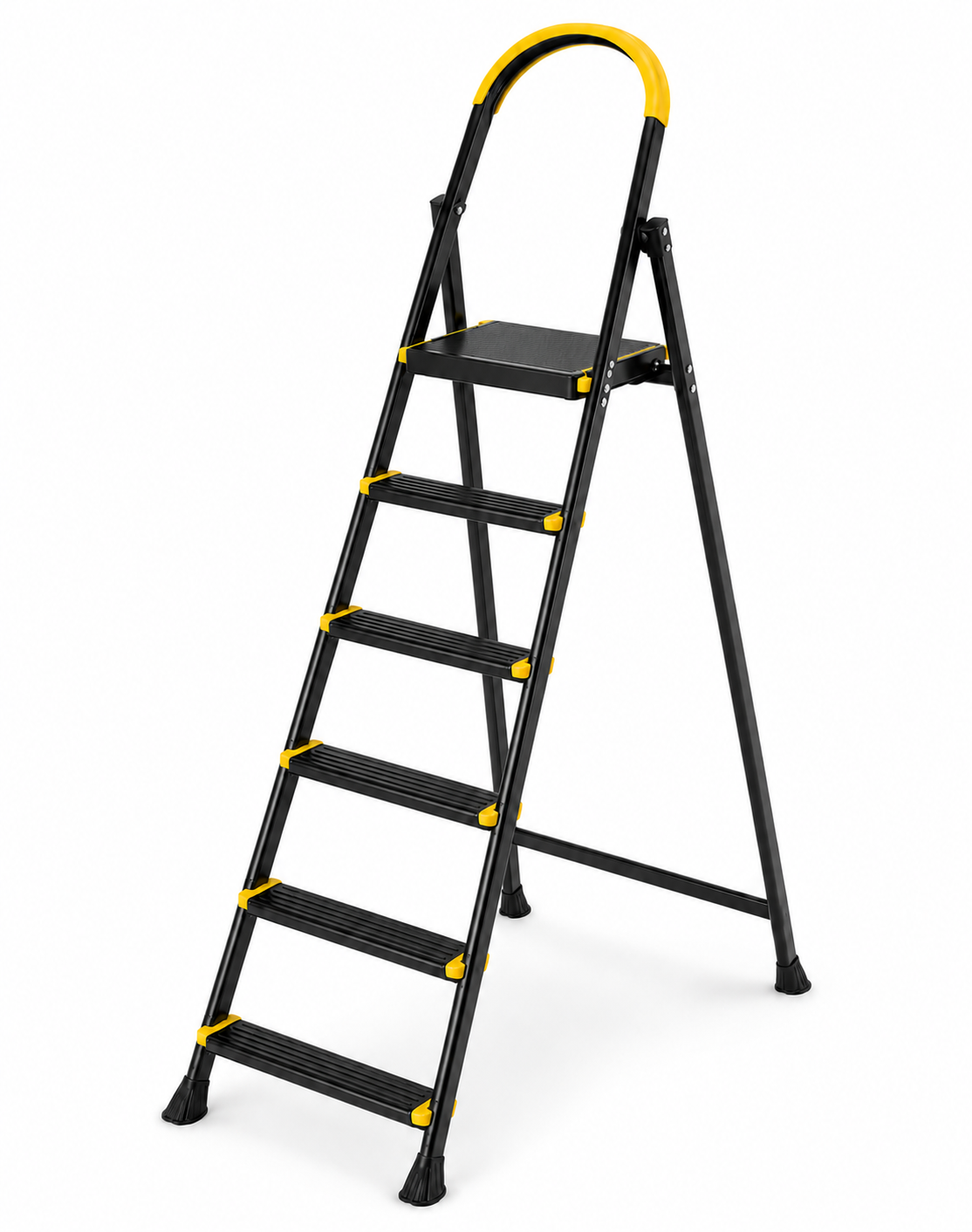 მეტალის კიბე 5+1/ LEO 5+1 METAL STEP LADDER