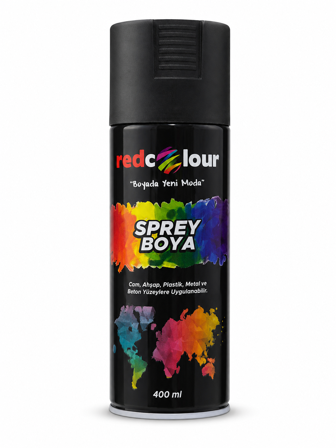 სპრეი საღებავი გლუვი შავი 400 ML RAL 9004 /SPREY BOYA RAL 9004 