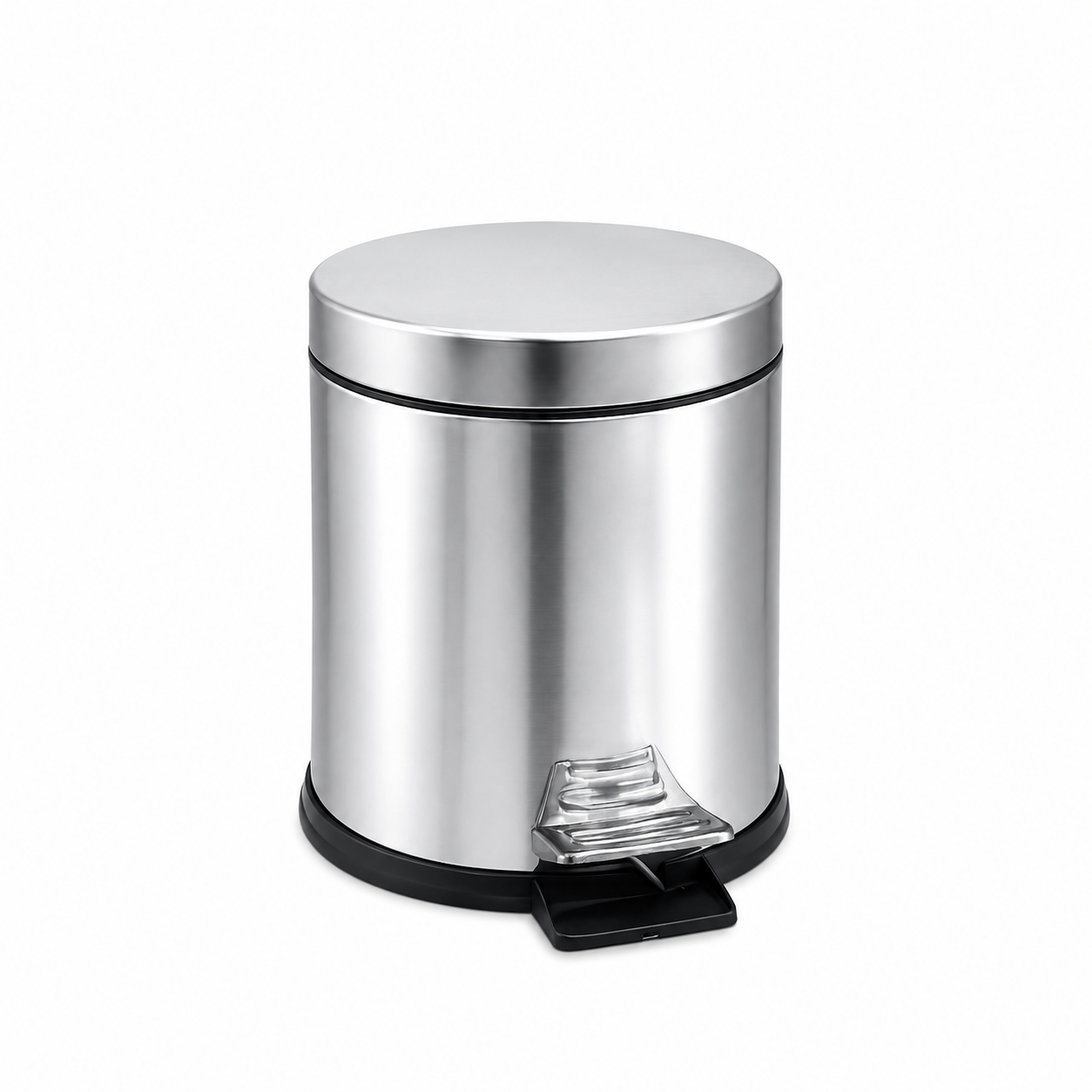 ნაგვის ურნა რბილი სახურავით 3 LT 23 cm/DUST BIN SOFT CLOSE SS.304 3 LT