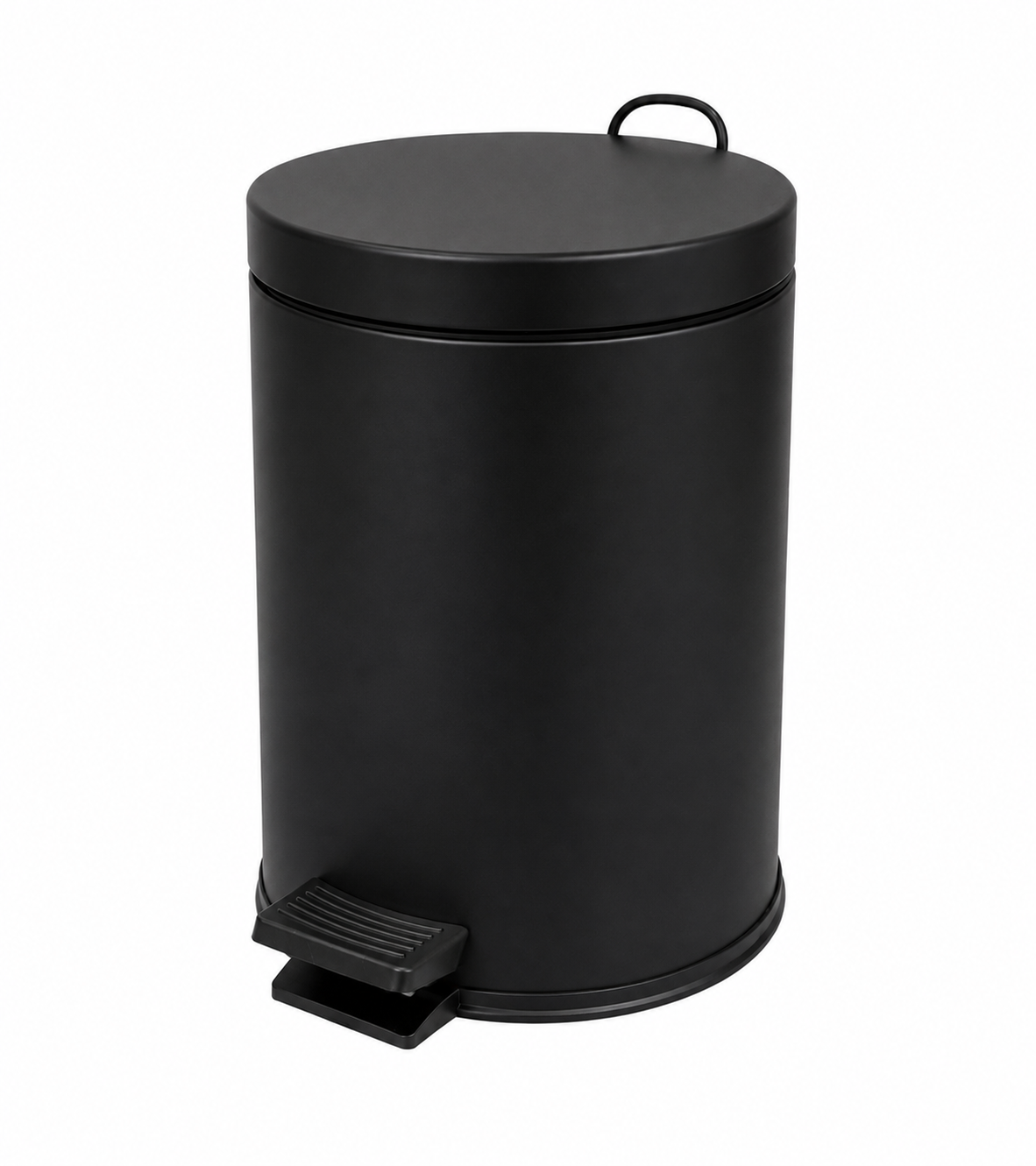 (ს22-23) ნაგვვის ურნა შავი  12 LT 35 cm / STANDART BOYALI ÇÖP KOVASI SİYAH 12 LT