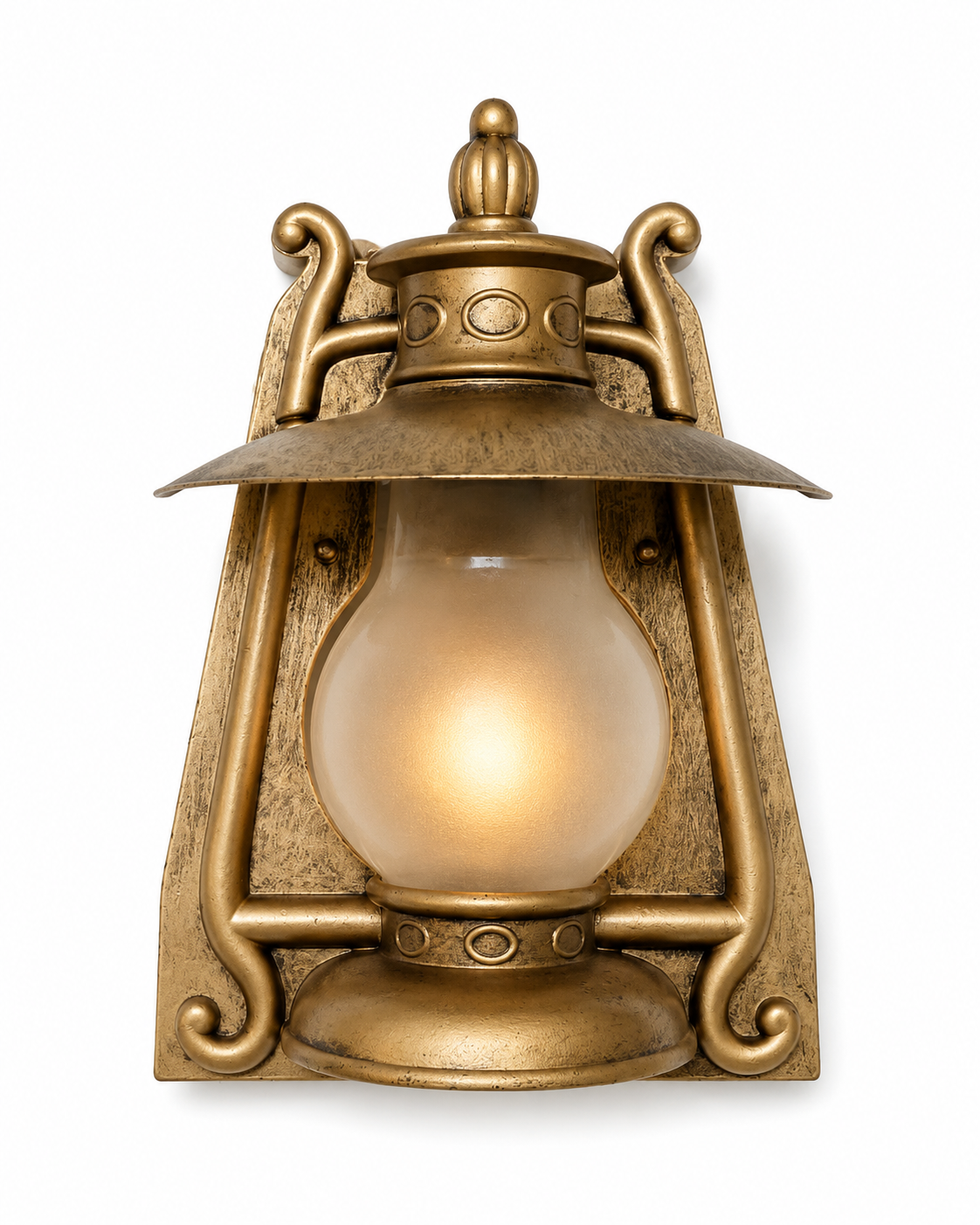 კედლის ლამპიონი  10-8 BK (ოქროსფერი) 32.5X22X9.5