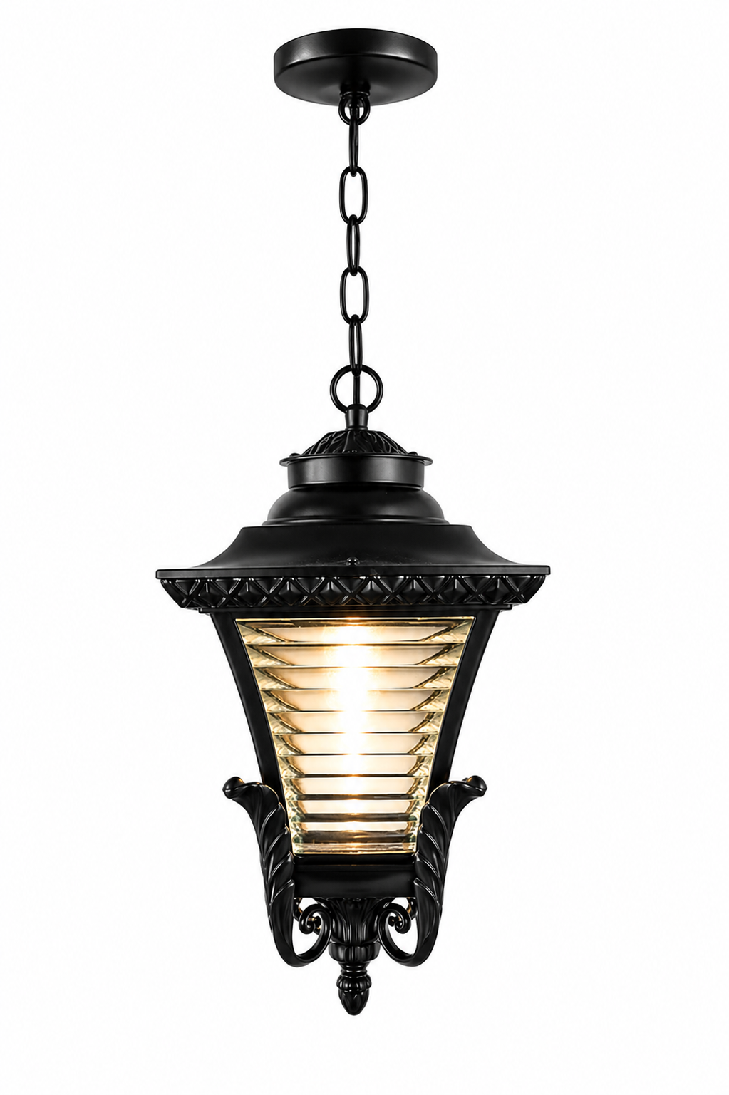 ჭაღი 1048S/H BK 18,5X18,5X23  (შავი)