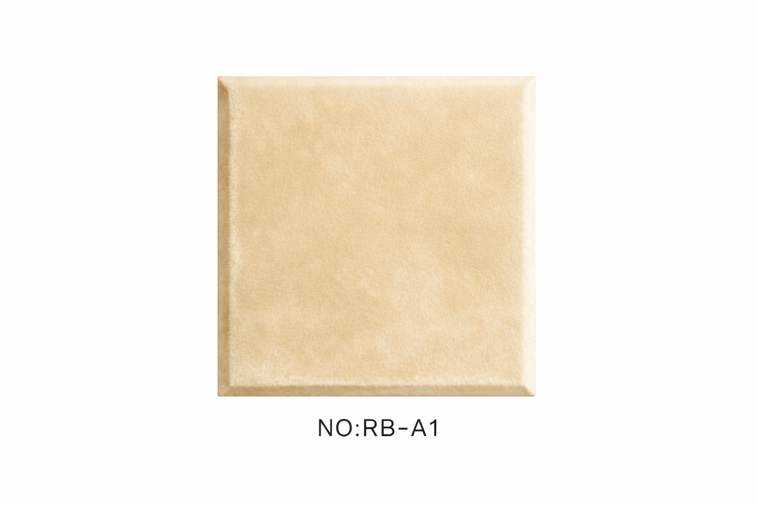 ბარხატის თვითწებვადი ფილა  (კრემისფერი), 106-26, (35სმx35სმ)  