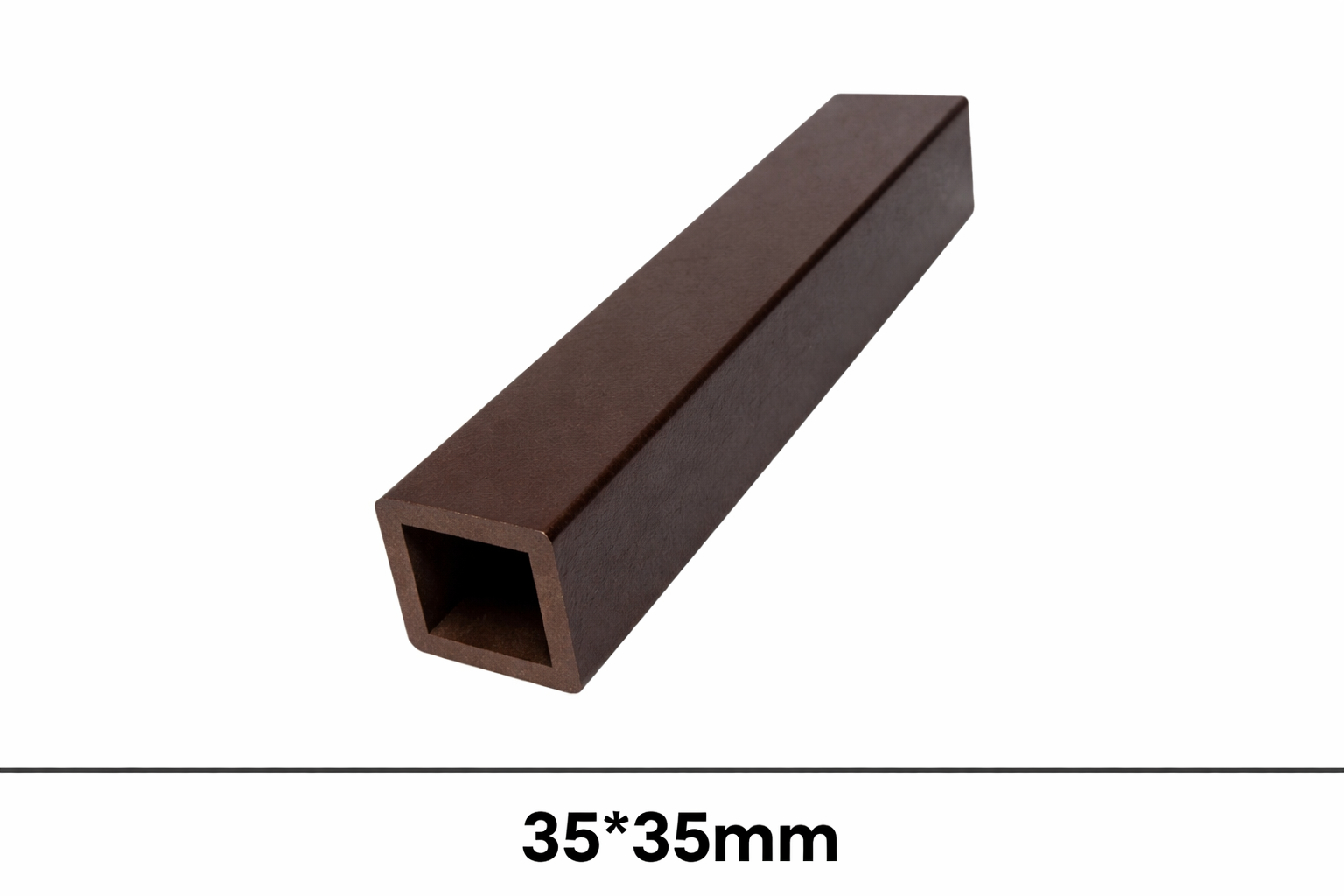 კომპოზიტური დეკის დაფის პროფილი 35*35*400მმ (WPC) IDEA01-74