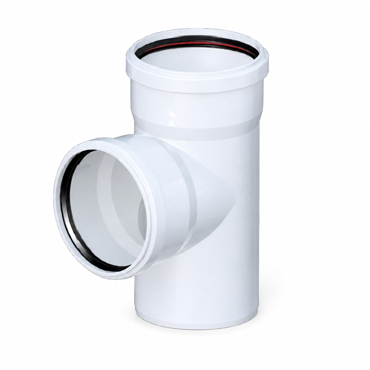 (ს3) საკანალიზაციო მილის სამკაპი 50x50  PVC 87°(Yepsa)
