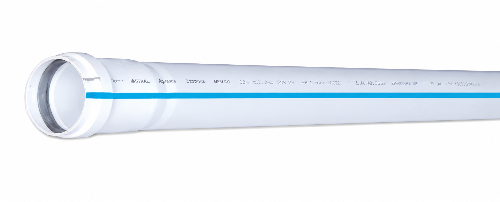 (ს3)  მილი PVC 75x500x1.8    