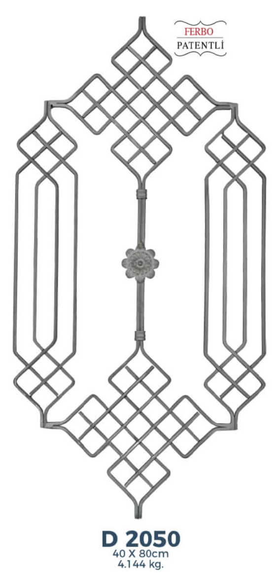 ჭედური კონსტრუქციები; D2050  40სმX80სმ