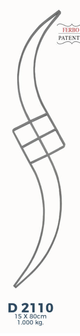 ჭედური კონსტრუქციები D2110    15x80სმ