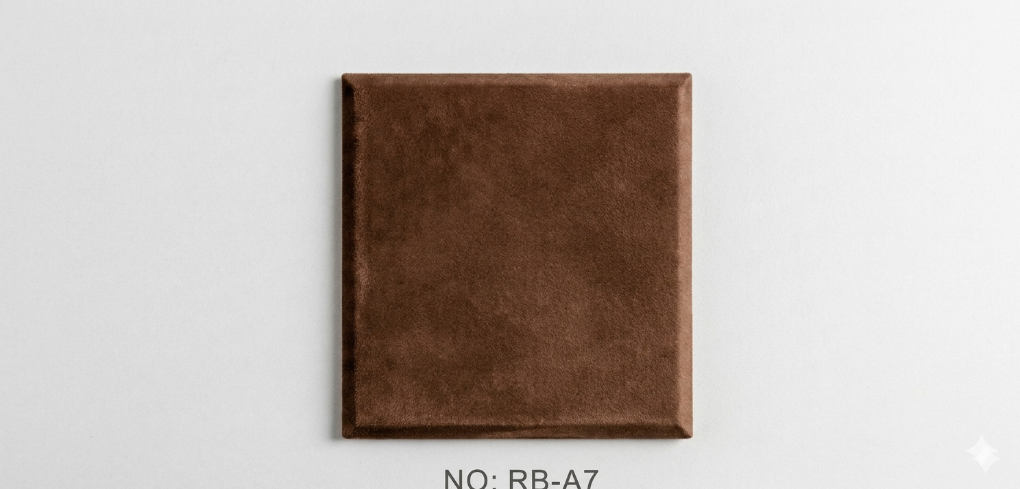 ბარხატის თვითწებვადი ფილა  (ყავისფერი) 106-30, (35სმx35სმ)  