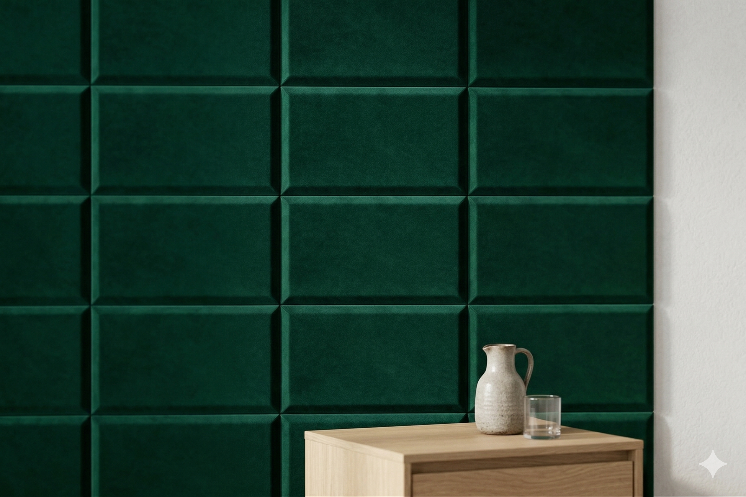 ბარხატის თვითწებვადი ფილა  (მწვანე), 106-49, RB-17 (23სმx49სმ)  