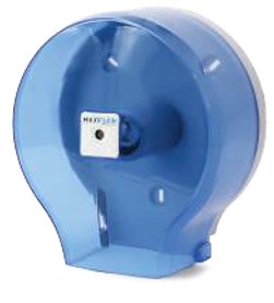  ქაღალდის დისპენსერი გამჭირვალე-ლურჯი/JUMBO PAPER DISPENSER TRANSPARENT BLUE
