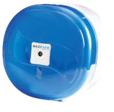 პატარა ქაღალდის დისპენსერი გამჭირვალე-ლურჯი/SMALL PAPER DISPENSER TRANSPARENT BLUE