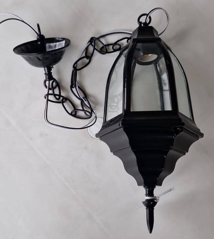 ჭაღი 006S/H BK (შავი) 17X17X21