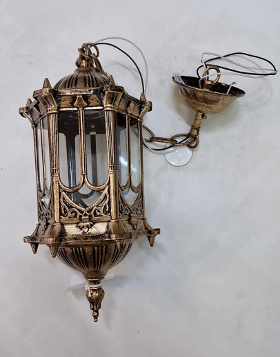 ჭაღი 008S/H BG (ოქროსფერი დაძველებით) 17X17X21