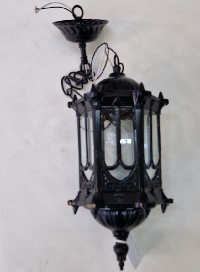 ჭაღი 008S/H BK (შავი) 17X17X21