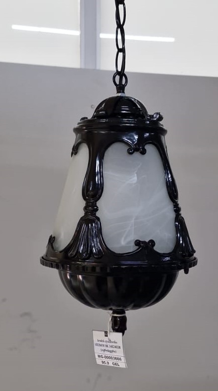 ჭაღი 1022M/H BK 24X24X28  (შავი)