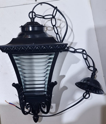 ჭაღი 1048S/H BK 18,5X18,5X23  (შავი)