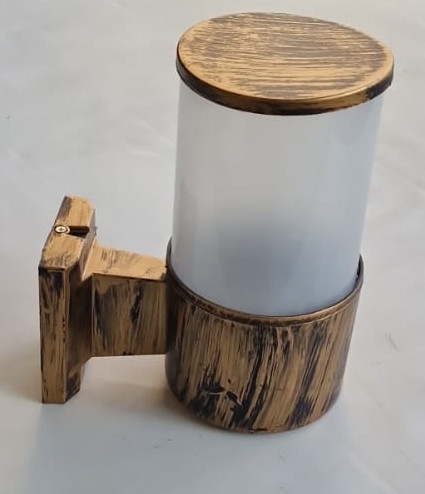 კედლის სანათი მატოვი გვერდითი სამაგრით XF02/1,(ოქროსფერი)