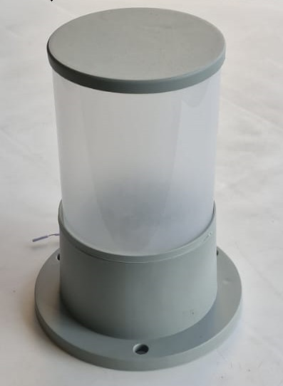 კედლის სანათი მატოვი პირდაპირი სამაგრით XF02/1 LAWN(ნაცრისფერი)