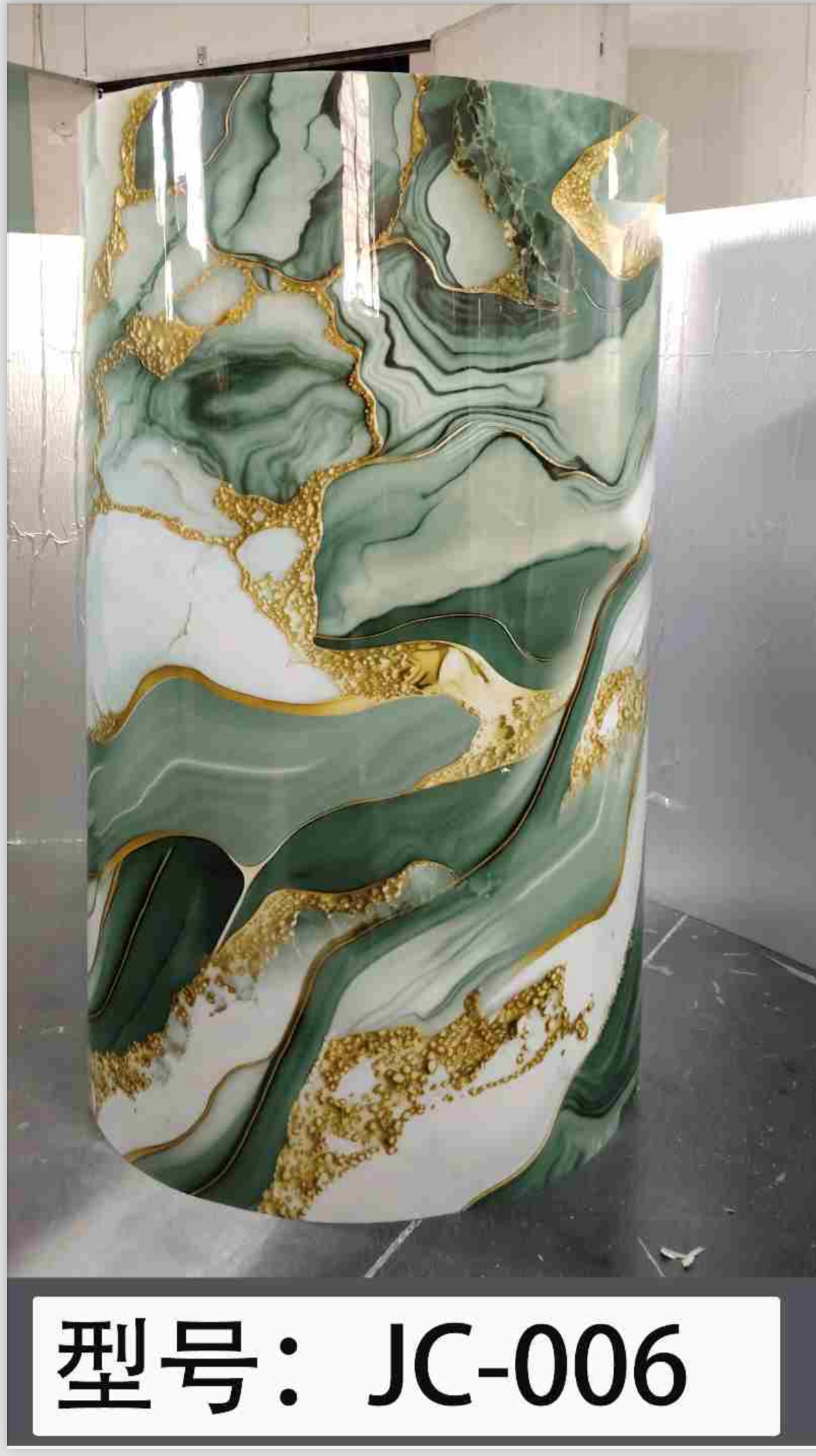 ნესტგამძლე თვითწებვადი წყალგაუმტარი  დეკორატიული პანელი; #jc-006;1200x3000მმ