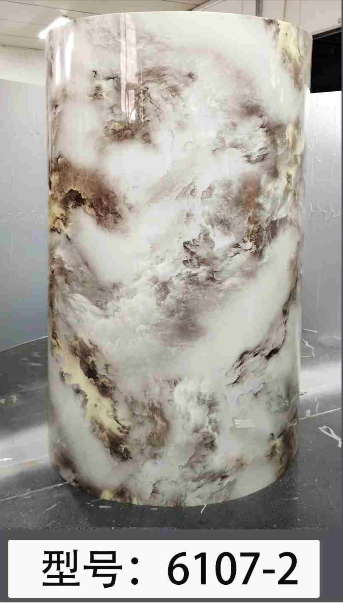 ნესტგამძლე თვითწებვადი წყალგაუმტარი  დეკორატიული პანელი; #6107-2;1200x3000მმ