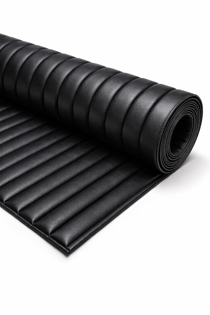 ტყავის თვითწებვადი შავი შპალერი (PG-08) 106-64 (69სმx300სმ)  