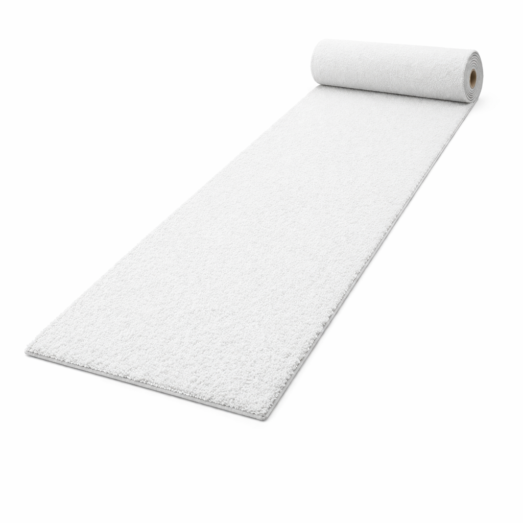 დეკორატიული სადღესასწაულო ხალიჩა (თეთრი)  0301-14