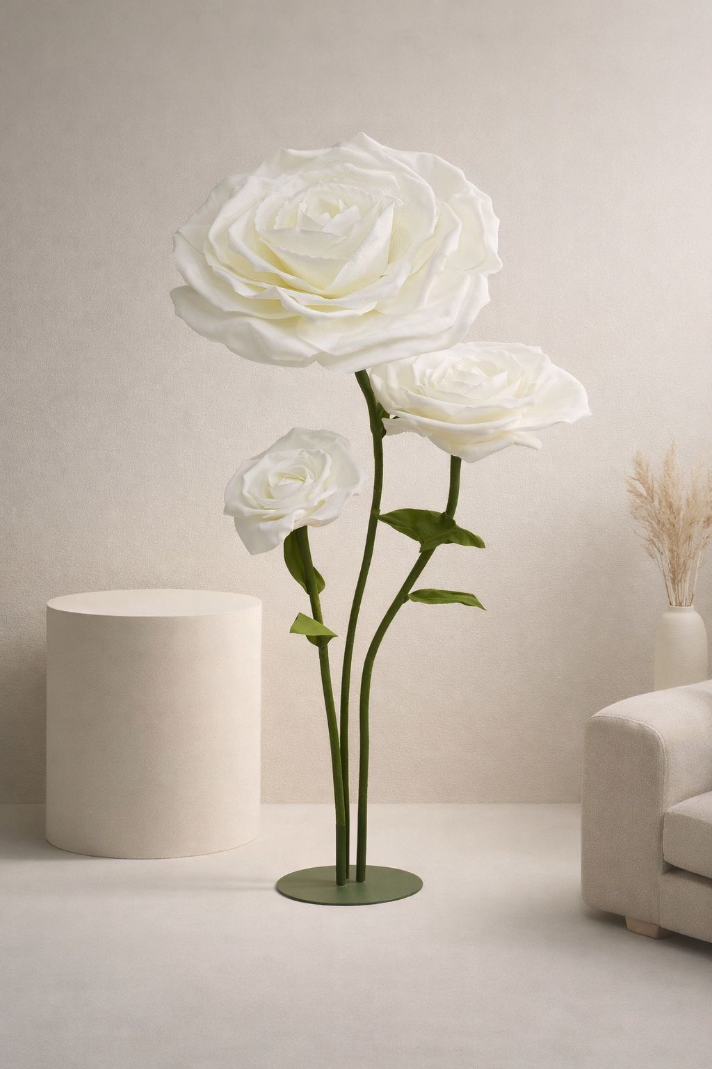 დეკორატიული ყვავილი (თეთრი ვარდი) IDEA 08-01 78D30.40.60QYD