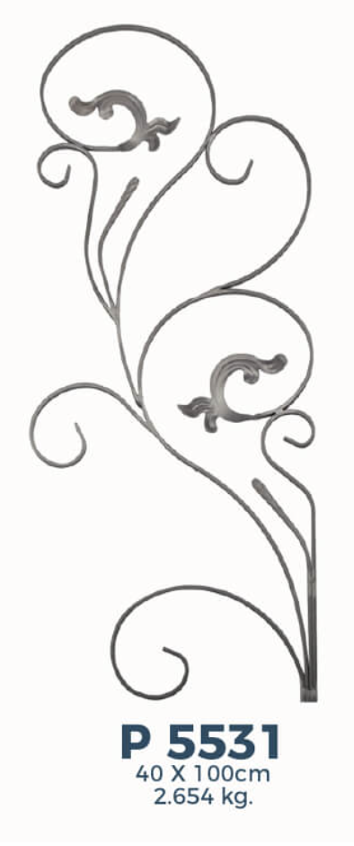 ჭედური კონსტრუქციები P5531    40x100სმ