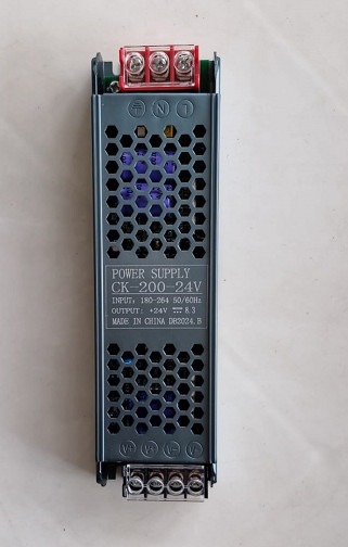 კვების ელემენტი შავი BSMG-123 200W 24V