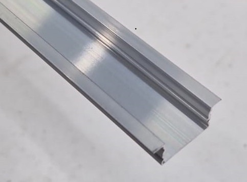 ლენტური განათების პროფილი; ვერცხლისფერი; BSMG-10  3 მეტრიx1.4სმ/ცალი