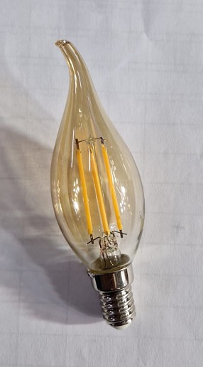 ნათურა C35-6W 2700K AMBER