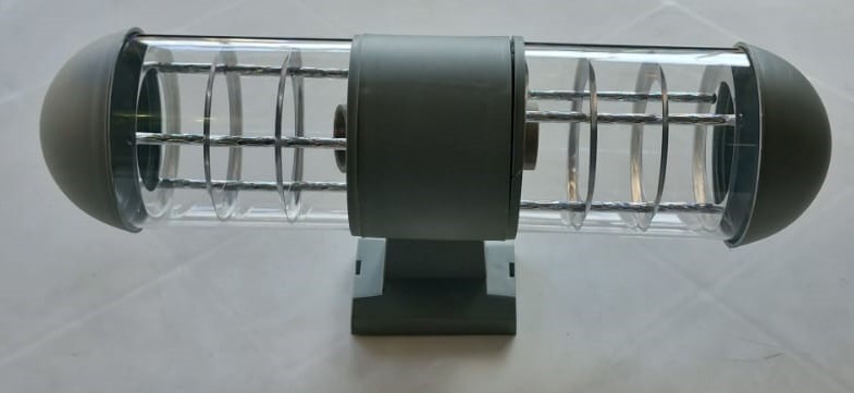 კედლის სანათი  ორმხრივი ნათებით XF01/2(ნაცრისფერი)