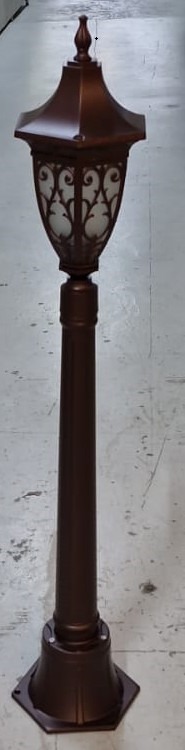 ეზოს ლამპიონი ბოძით 10-2 CH 98X20X44.5 (სპილენძისფერი)