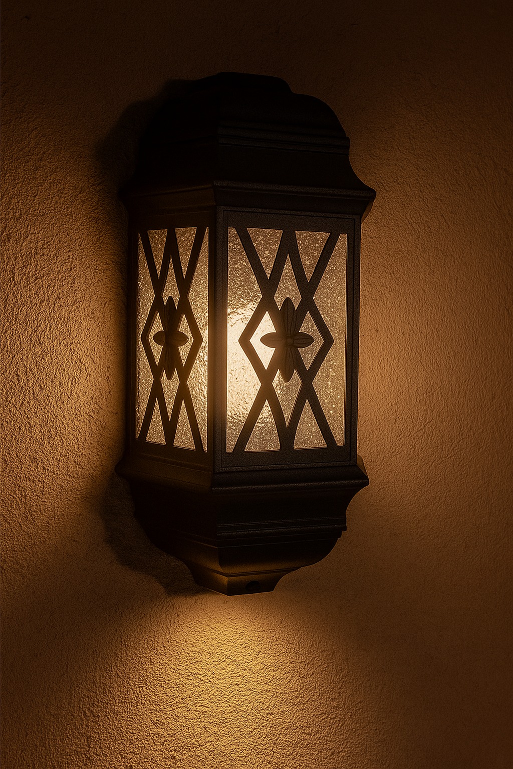 კედლის ლამპიონი  10-9 BL (შავი) 37სმX20სმX10სმ