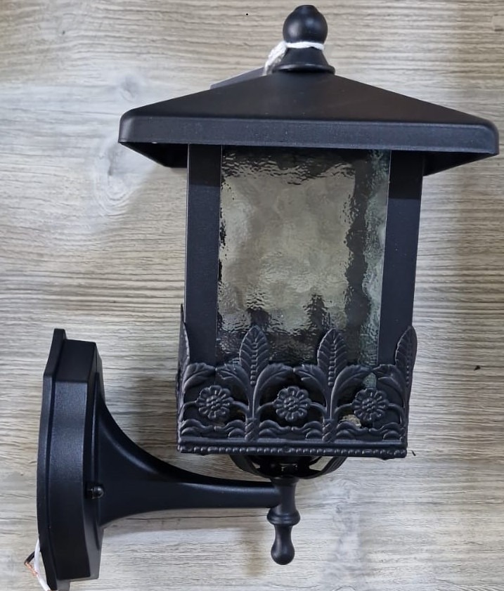 კედლის ლამპიონი  10-11 BL (შავი) 16,5სმX16.5სმX20სმ