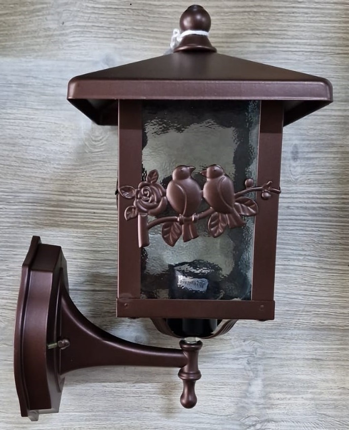 კედლის ლამპიონი  10-12 CH (სპილენძისფერი) 16,5სმX16.5სმX20სმ