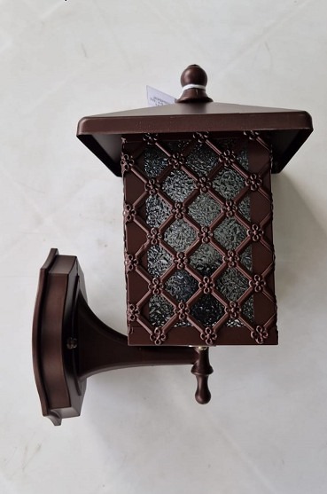 კედლის ლამპიონი  10-15 BK (სპილენძისფერი) 16,5სმX16.5სმX20სმ